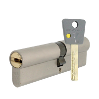 Цилиндр MUL-T-LOCK 7x7 90 (45*45) никель сатин